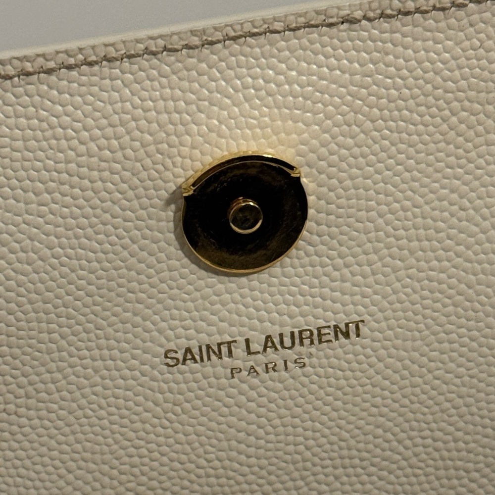SAINT LAURENT KATE SMALL IN GRAIN DE POUDRE EMBOSSED LEATHER - Picture 3 of 11